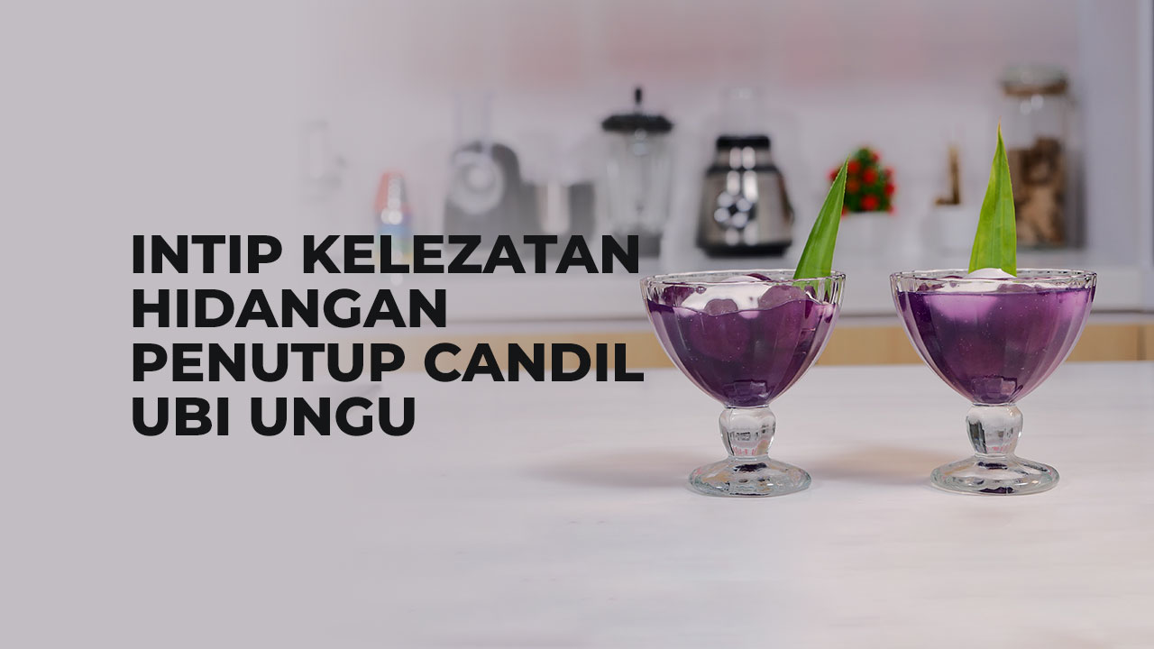 Intip Kelezatan Hidangan Penutup Candil Ubi Ungu