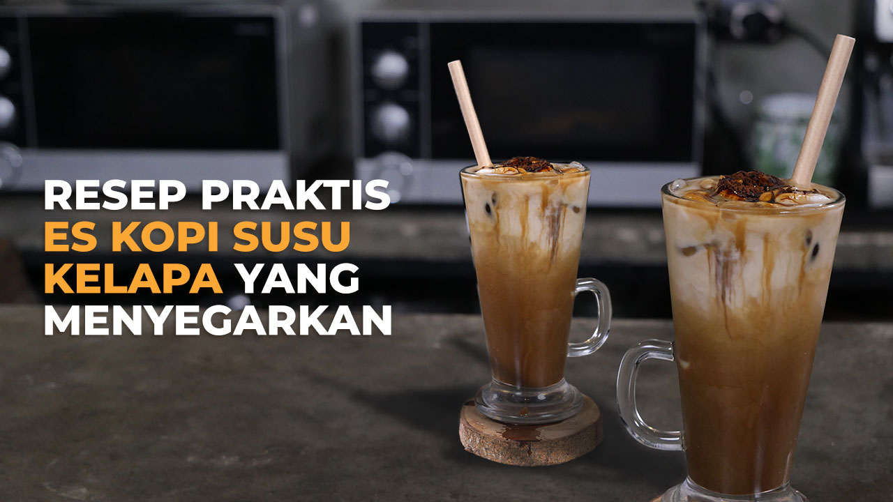 Resep Praktis Es Kopi Susu Kelapa yang Menyegarkan
