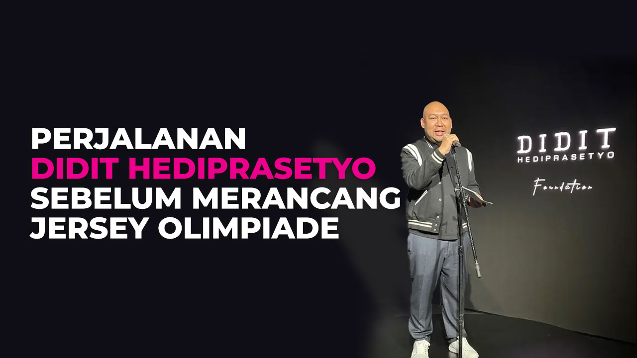 Perjalanan Didit Hediprasetyo sebelum Merancang Jersey Olimpiade