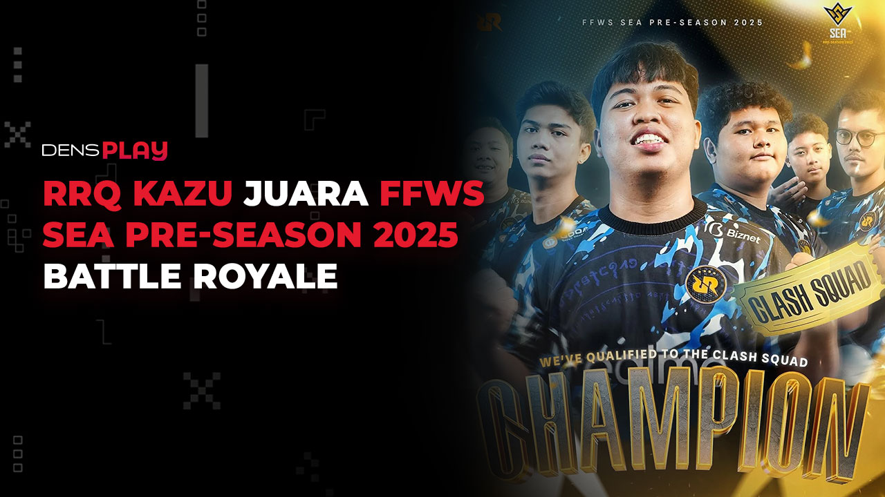 RRQ KAZU JUARA FFWS SEA PRE-SEASON 2025 BATTLE ROYALE