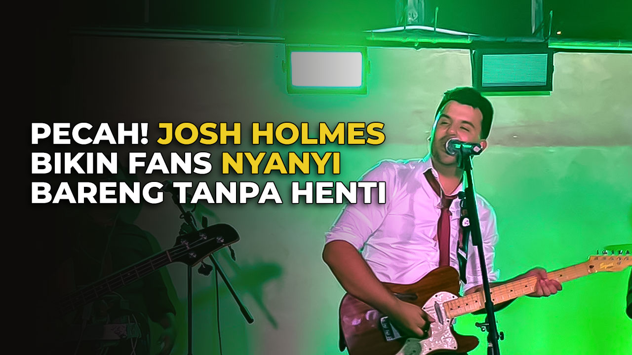 Josh Holmes Sukses Memukau Penggemar Lewat Konser di Jakarta