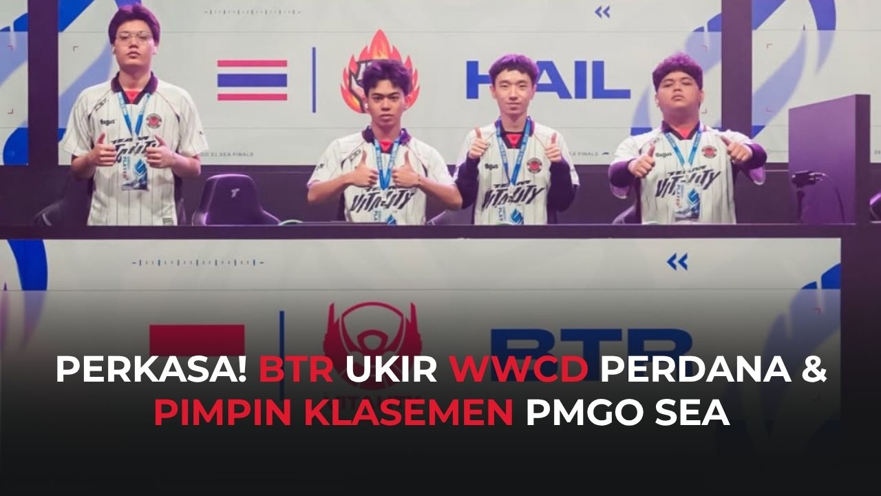 BTR by Vitality Kokoh di Puncak Klasemen Day 2 PMGO S1 SEA Finals 2026