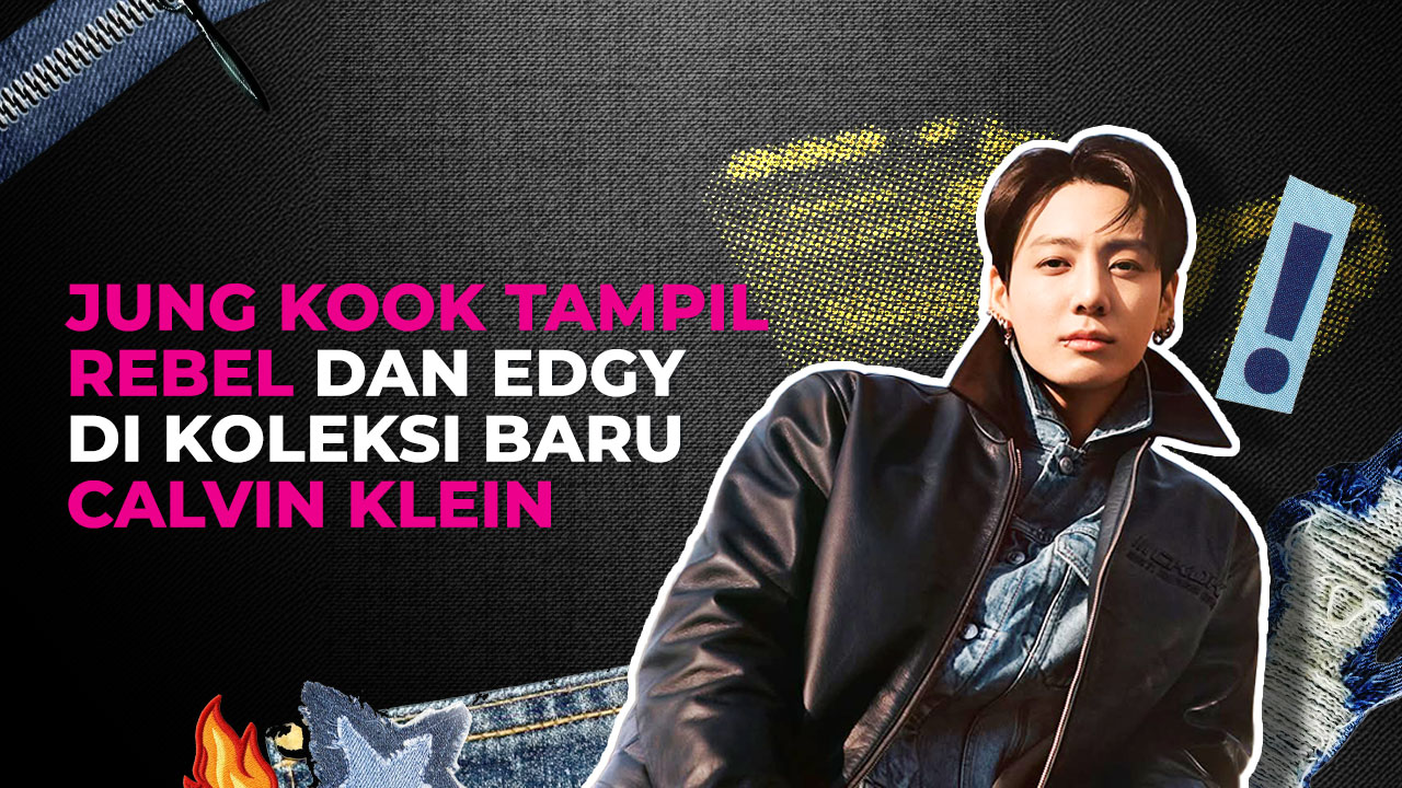 Kolaborasi Jung Kook x Calvin Klein, Usung Gaya Rebel ala Biker 90-an
