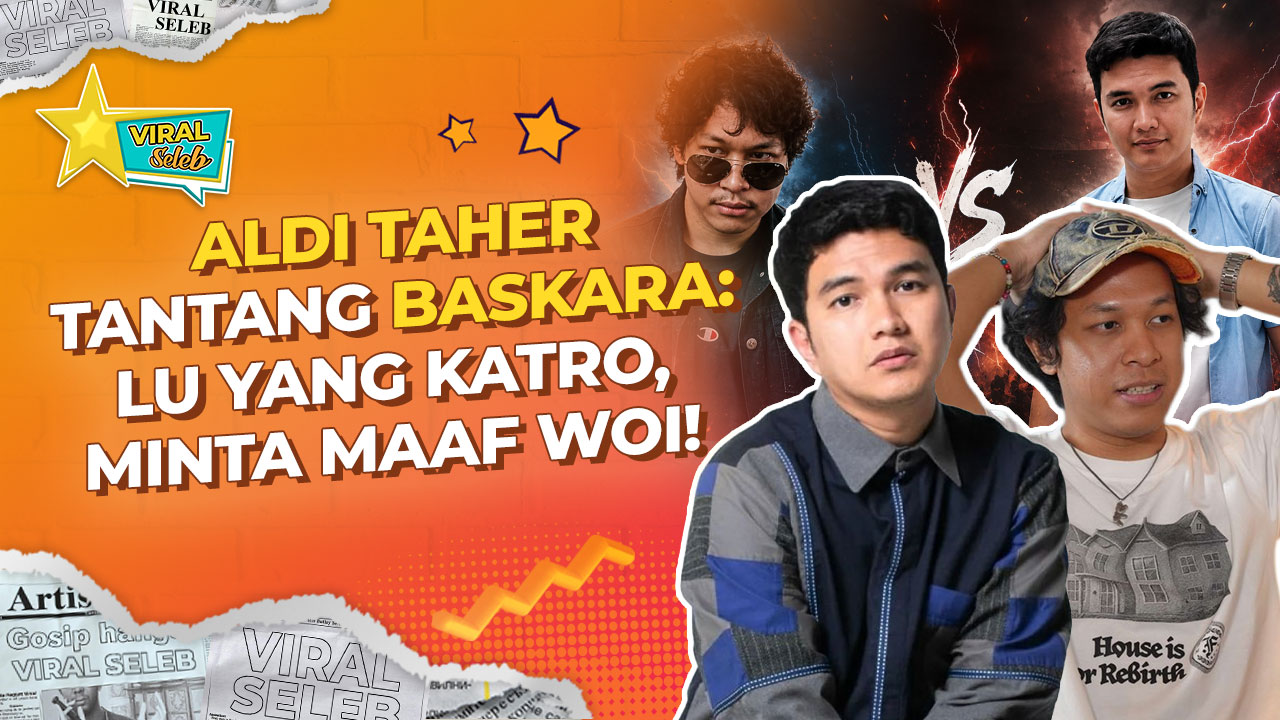 Bela Kameramen, Aldi Taher Tantang Baskara Hindia Minta Maaf