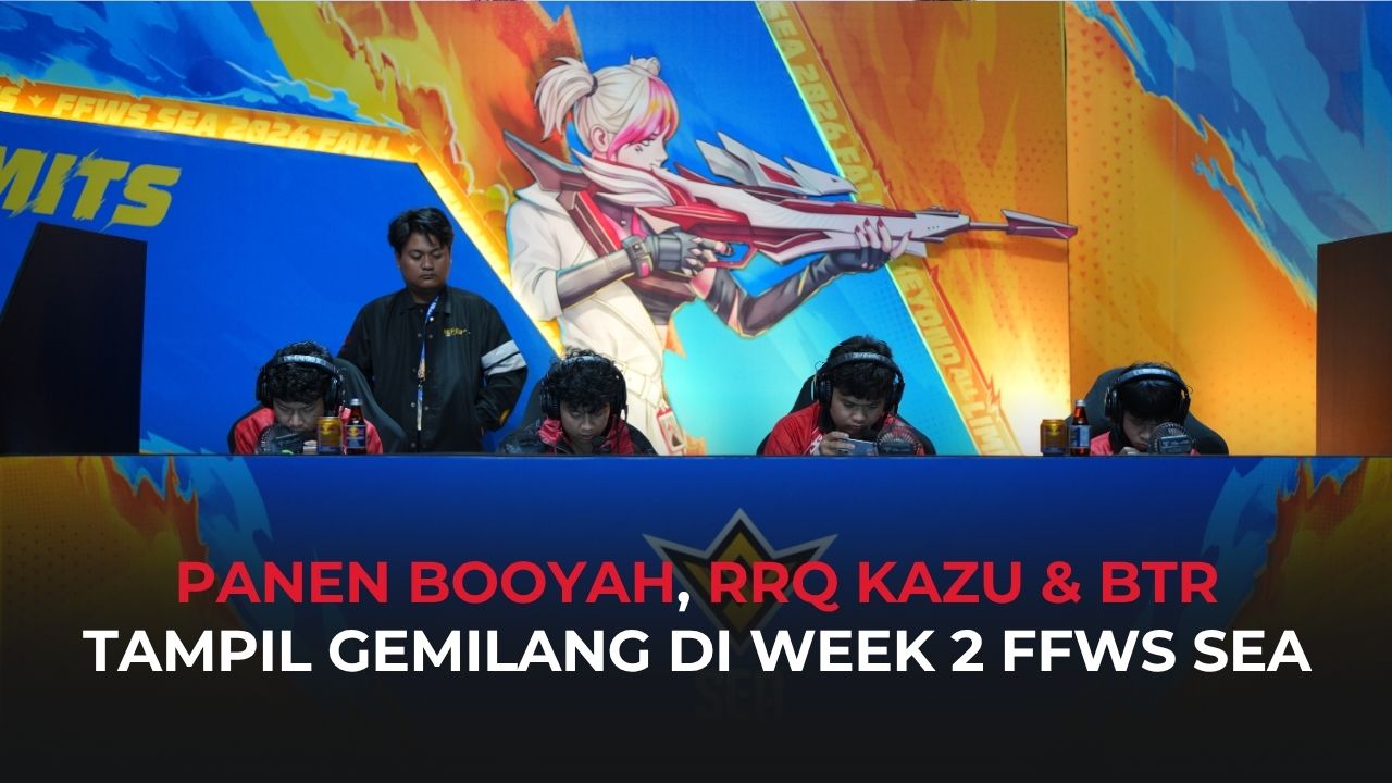 Booyah! RRQ Kazu & BTR by Vitality Mendominasi di FFWS SEA 2026 Fall Week 2 Day 3