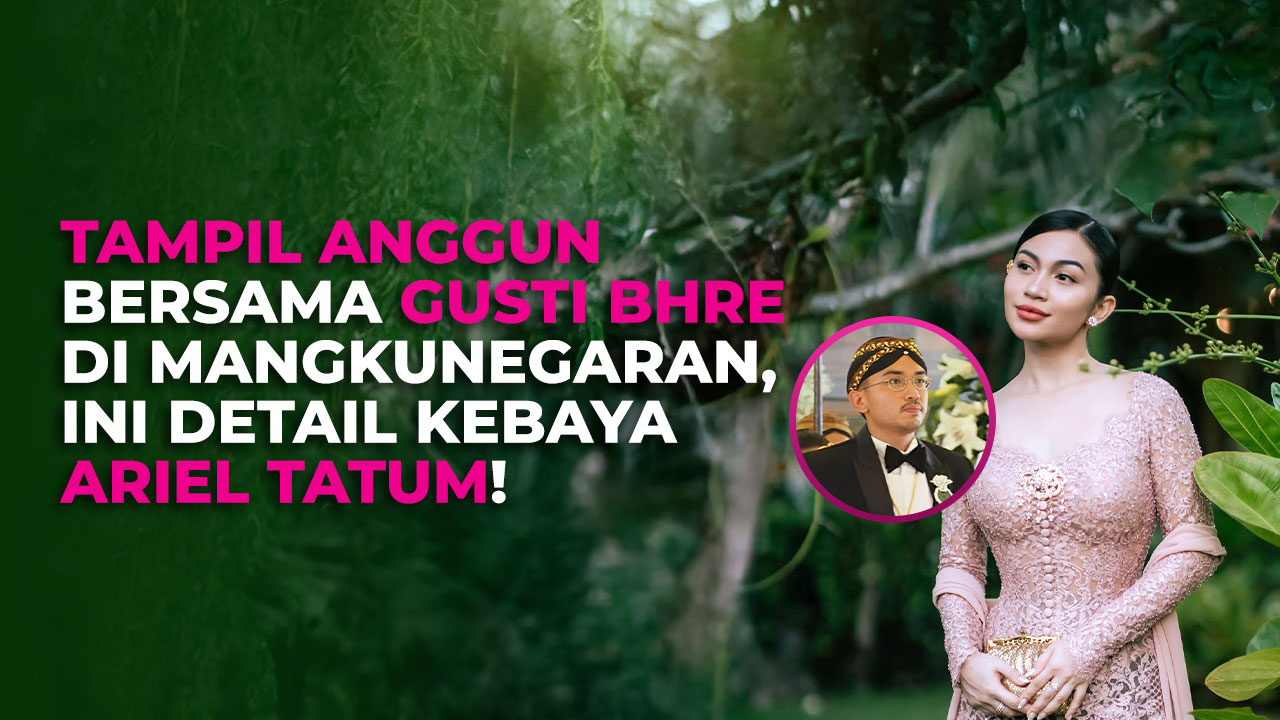 Ariel Tatum Tampil Mempesona Dibalut Kebaya Saat Hadiri acara Mangkunegaran